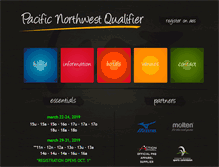 Tablet Screenshot of pacificnwqualifier.org